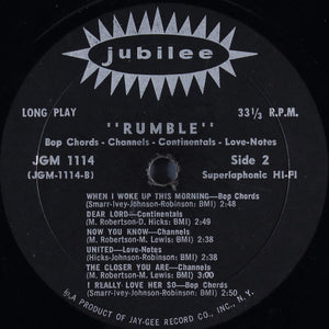 Various : Rumble (LP, Comp, Mono)