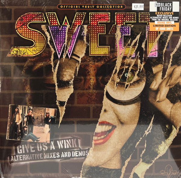 Sweet* : Give Us A Wink (Alternative Mixes And Demos) (2xLP, Ltd, Ora)