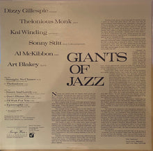 Laden Sie das Bild in den Galerie-Viewer, Dizzy Gillespie, Thelonius Monk*, Kai Winding, Sonny Stitt, Art Blakey, Al McKibbon : Giants Of Jazz (LP, Album, Promo)
