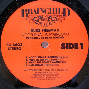 Russ Freeman (2) : Nocturnal Playground (LP, Album, Ele)