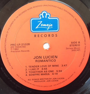 Jon Lucien : Romantico (LP, Album, RE)