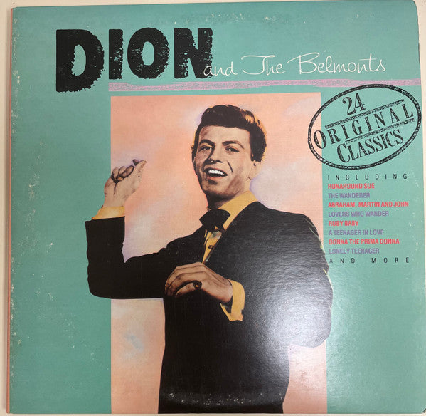 Dion & The Belmonts : 24 Original Classics (2xLP, Comp, Club, Car)