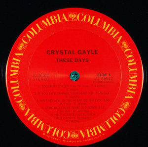 Crystal Gayle : These Days (LP, Album, San)