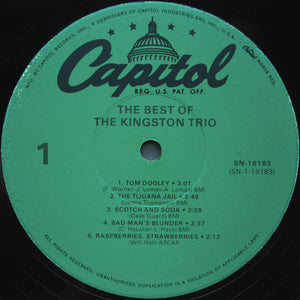 Kingston Trio : The Best Of The Kingston Trio (LP, Comp, RE, Gre)