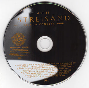Barbra Streisand : Live In Concert 2006 (2xCD, Album)