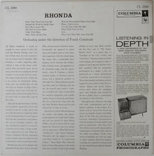 Laden Sie das Bild in den Galerie-Viewer, Rhonda Fleming With Frank Comstock And His Orchestra : Rhonda (LP, Album, Mono)
