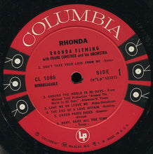 Laden Sie das Bild in den Galerie-Viewer, Rhonda Fleming With Frank Comstock And His Orchestra : Rhonda (LP, Album, Mono)

