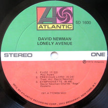 Load image into Gallery viewer, David Newman* : Lonely Avenue (LP, Album, MO )
