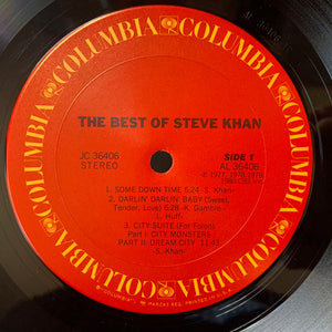 Steve Khan : The Best Of Steve Khan (LP, Comp, Pit)