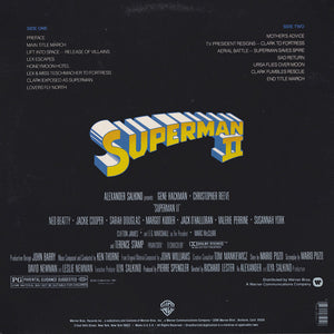Ken Thorne : Superman II (Original Sound Track) (LP, Album, Etch)