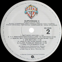 Charger l&#39;image dans la galerie, Ken Thorne : Superman II (Original Sound Track) (LP, Album, Etch)
