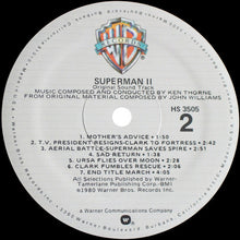 Load image into Gallery viewer, Ken Thorne : Superman II (Original Sound Track) (LP, Album, Etch)
