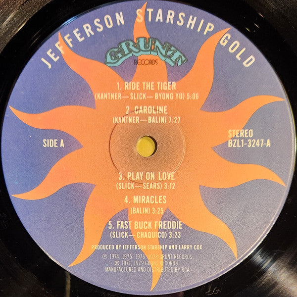 Jefferson Starship : Gold (LP, Comp, Gat)