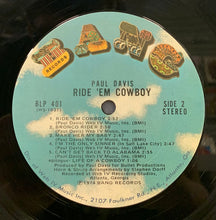 Load image into Gallery viewer, Paul Davis (3) : Ride &#39;Em Cowboy (LP, Album, Ter)
