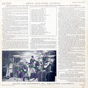 The Chico Hamilton Quintet : Chico Hamilton Quintet (LP, Album, Mono)