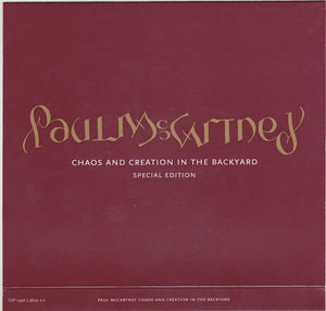 Paul McCartney : Chaos And Creation In The Backyard (Special Edition) (CD, Album, Cin + DVD, NTSC, Cin)