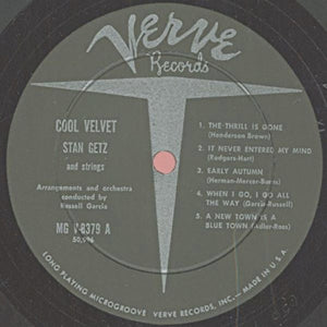 Stan Getz : Cool Velvet - Stan Getz And Strings (LP, Album, Mono, RP, Hol)