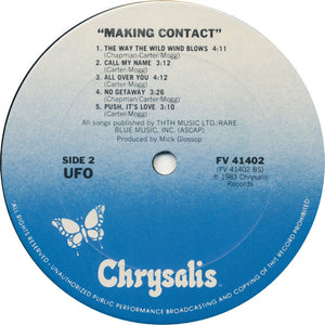 UFO (5) : Making Contact (LP, Album, Car)