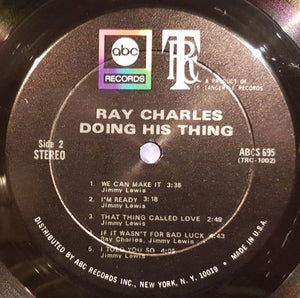 Ray Charles : Doing His Thing (LP, Album)