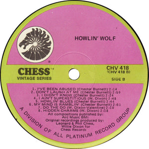 Howlin' Wolf : Change My Way (LP, Album, RE)
