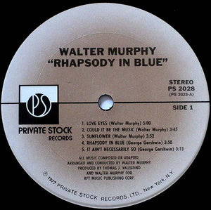 Walter Murphy : Rhapsody In Blue (LP, Album)