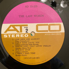 Charger l&#39;image dans la galerie, The Last Words (2) : The Last Words (LP, Album, MO-)
