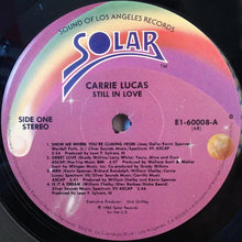 Load image into Gallery viewer, Carrie Lucas : Still In Love (LP, Album, AR)
