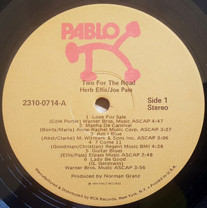Herb Ellis / Joe Pass : Two For The Road (LP, Album)