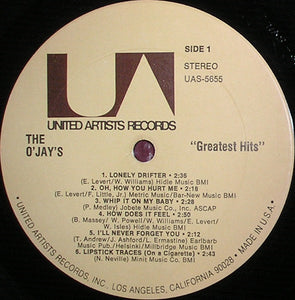 The O'Jays : The Greatest Hits (LP, Comp)