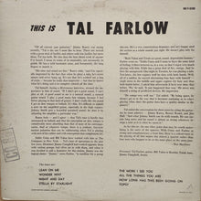 Laden Sie das Bild in den Galerie-Viewer, Tal Farlow : This Is Tal Farlow (LP, Album, Mono)
