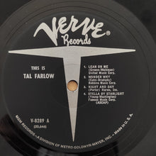 Laden Sie das Bild in den Galerie-Viewer, Tal Farlow : This Is Tal Farlow (LP, Album, Mono)
