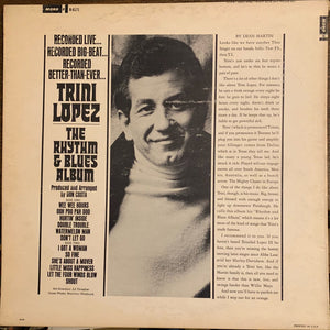 Trini Lopez : The Rhythm & Blues Album (LP, Album, Mono, Promo)