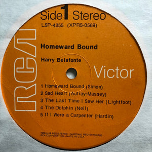 Harry Belafonte : Homeward Bound (LP, Album)