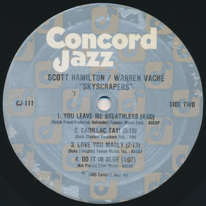 Scott Hamilton - Warren Vaché : Skyscrapers (LP, Album)