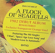 Laden Sie das Bild in den Galerie-Viewer, A Flock Of Seagulls : A Flock Of Seagulls (LP, Album, Ltd, RE, RM, Ora)
