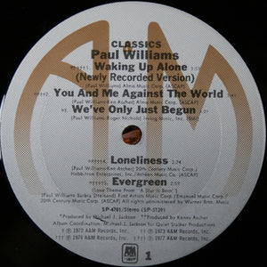 Paul Williams (2) : Classics (LP, Comp)