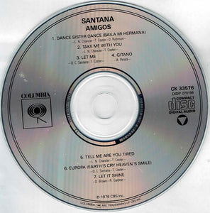 Santana : Amigos (CD, Album, RE)