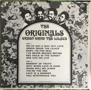 The Originals : Green Grow The Lilacs (LP, Album)