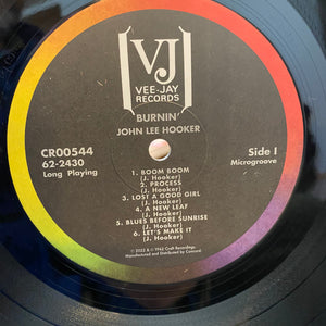John Lee Hooker : Burnin' (LP, Album, RE, RM, 60t)