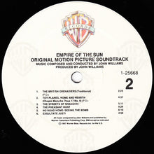 Laden Sie das Bild in den Galerie-Viewer, John Williams (4) : Empire Of The Sun (Original Motion Picture Soundtrack) (LP, Album, Spe)
