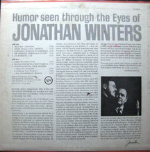 Load image into Gallery viewer, Jonathan Winters : Humor Seen Through The Eyes Of Jonathan Winters (LP, Album, Mono)
