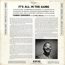 Laden Sie das Bild in den Galerie-Viewer, Tommy Edwards : It&#39;s All In The Game (LP, Album, Mono)

