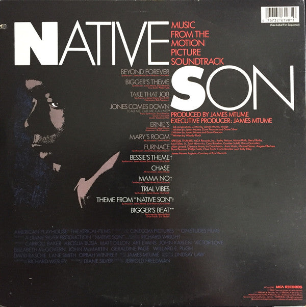 Buy James Mtume : Native Son (Music From The Motion Picture Soundtrack ...