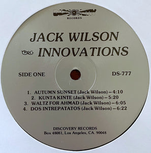 Jack Wilson : Innovations (LP, Album, RP)