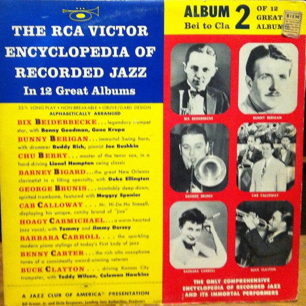 Various : The RCA Victor Encyclopedia Of Recorded Jazz: Album 2 - Bei To Cla (10