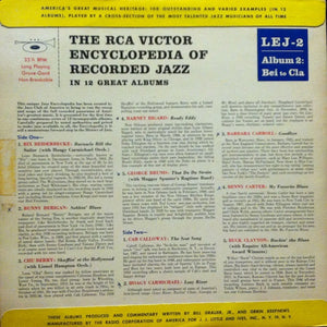 Various : The RCA Victor Encyclopedia Of Recorded Jazz: Album 2 - Bei To Cla (10", Comp, Ind)