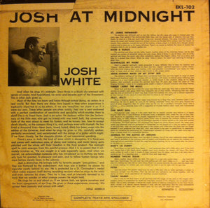 Josh White : Josh At Midnight (LP, 2nd)