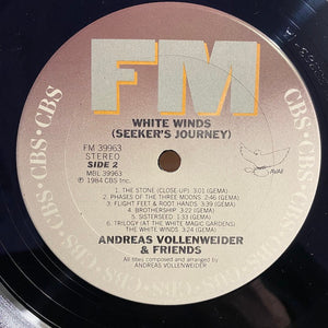 Andreas Vollenweider : White Winds (LP, Album, Car)
