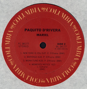 Paquito D'Rivera : Mariel (LP, Album, Car)