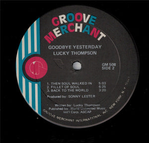 Lucky Thompson : Goodbye Yesterday! (LP, Son)